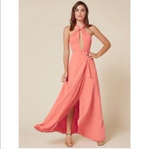 Reformation Sol Formal Maxi Wrap Dress Medium